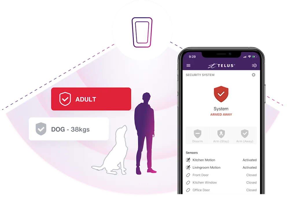 Motion Sensors And Detectors For Smart Home Security TELUS