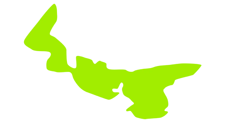 A simplified map of PEI is shown.