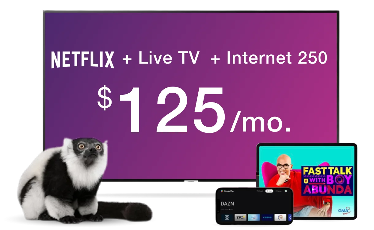 A TV displays the Optik TV offer of live TV and Netflix together with a TELUS TV Digital Box.