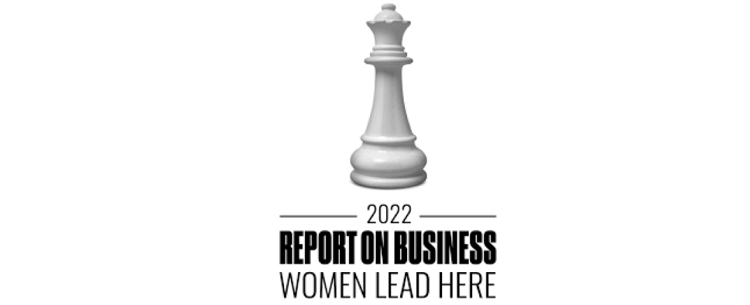 2022 Report on Businesss Women Lead Here award logo
