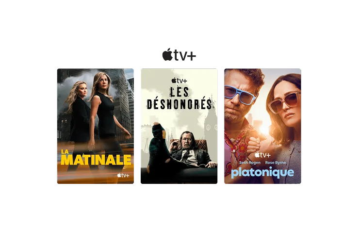 Émissions populaires sur Apple TV+.
