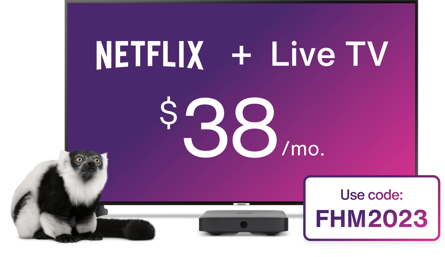 Add Optik TV with streaming services included TELUS