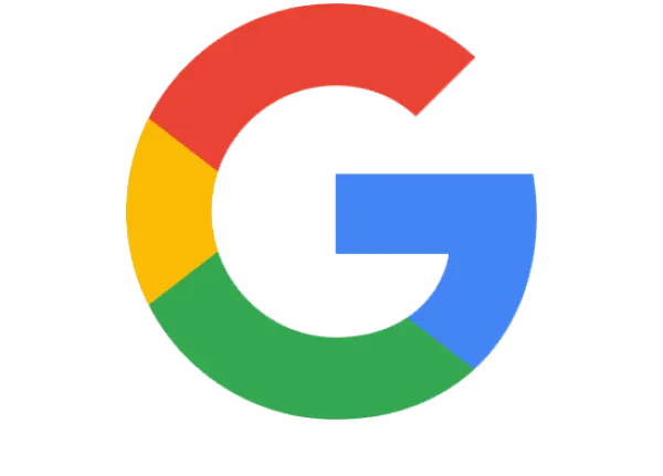 Google’s four colour G logo in red, yellow, green and blue