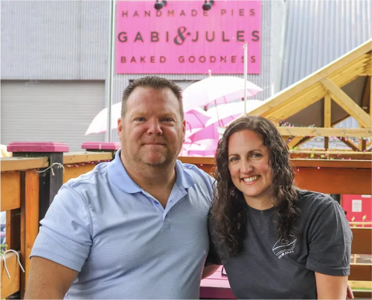 #StandWithOwners - Lisa & Patrick Beecroft of Gabi & Jules Handmade Pies & Baked Goodness