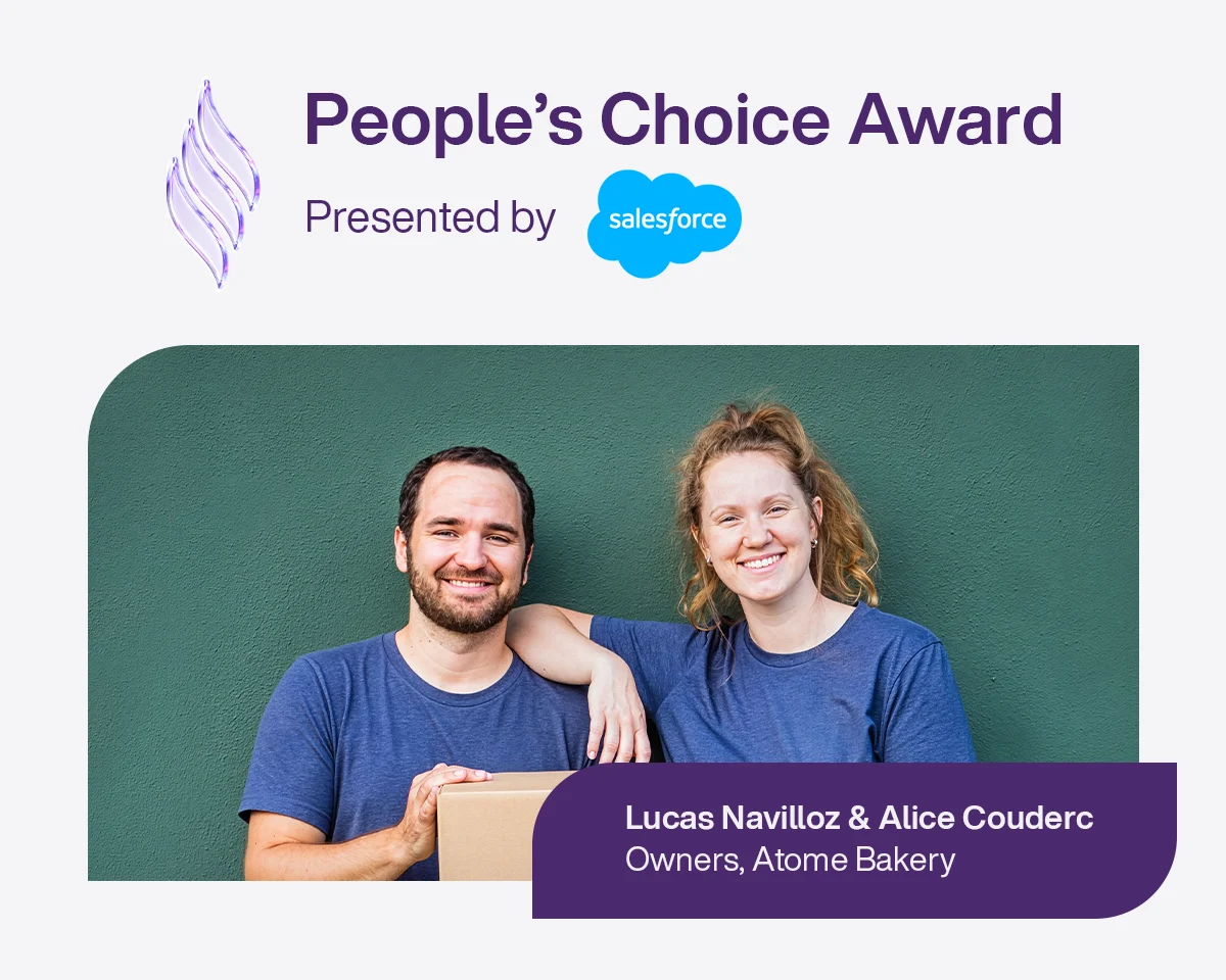 Alice Couderc & Lucas Navilloz, owners Atome Bakery
