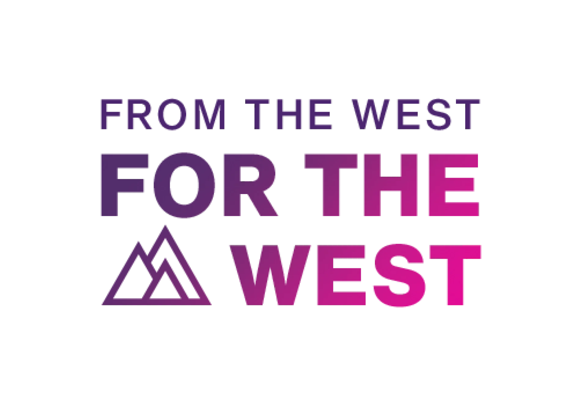 Love from the West logo, with the slogan: From the West, for the West.