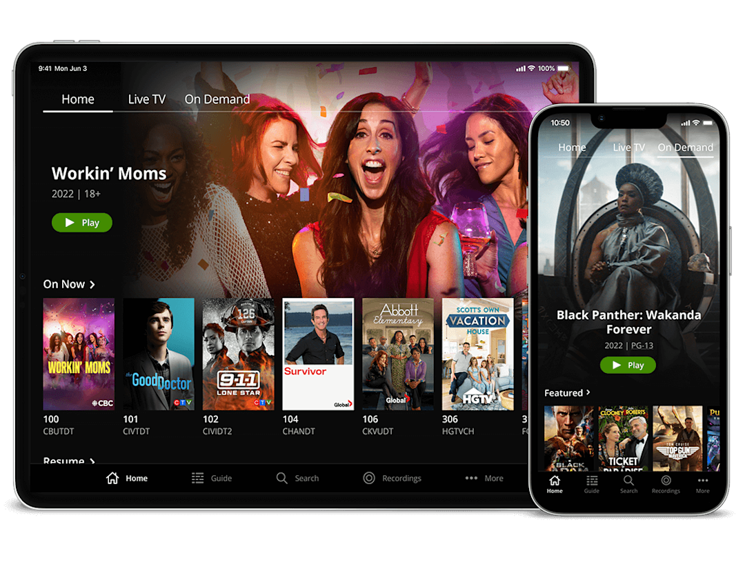 Optik TV Apps Netflix, Prime Video, & More TELUS