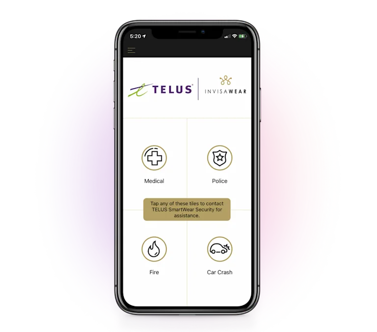 SmartWear Security Personal Safety Devices | TELUS