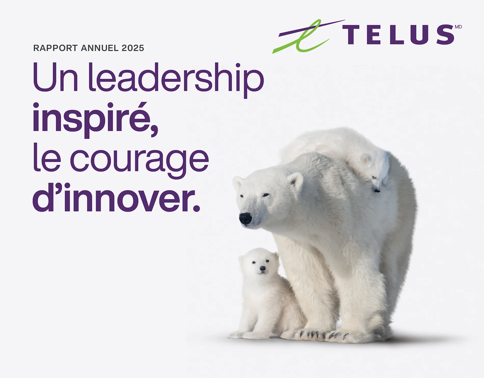 Page couverture du rapport annuel 2025