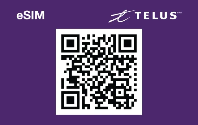 Image of the eSIM QR code