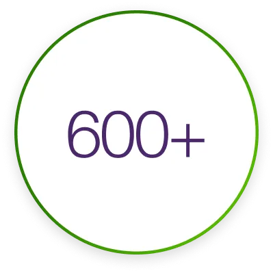 600+