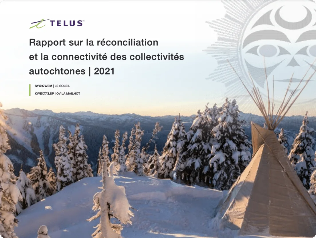 Engagement et plan d’action pour la réconciliation avec les... | TELUS