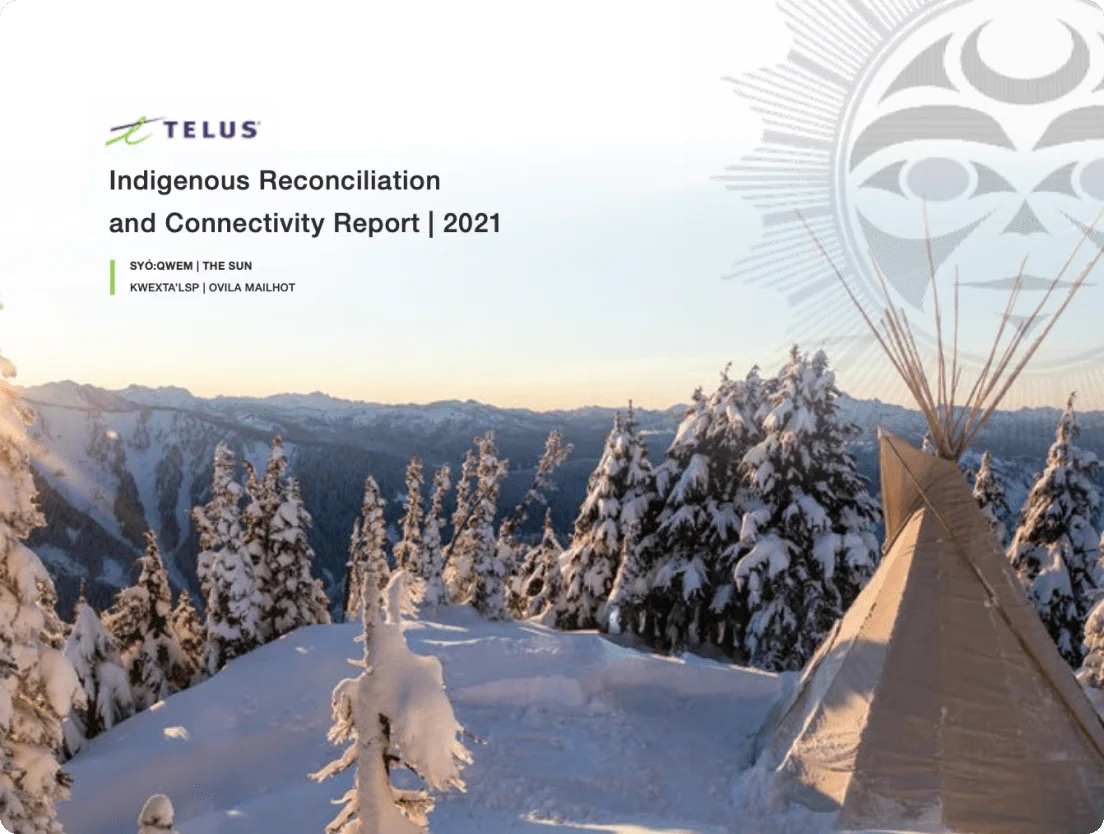 The cover of the 2021 Indigenous Connectivity Report