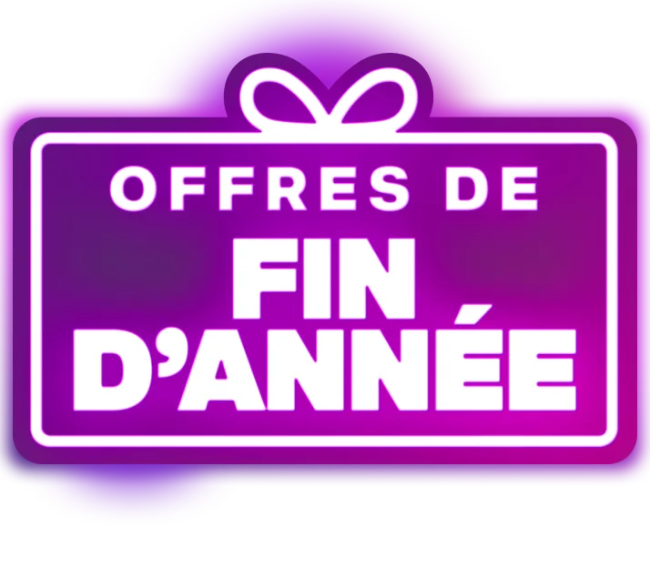 Pastille indiquant « Offres de fin d'année».