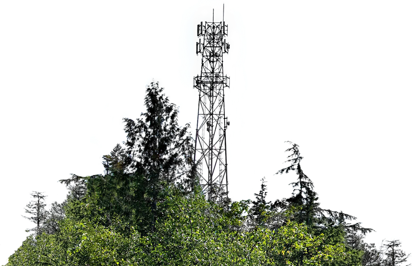 A 5G mobile cell tower
