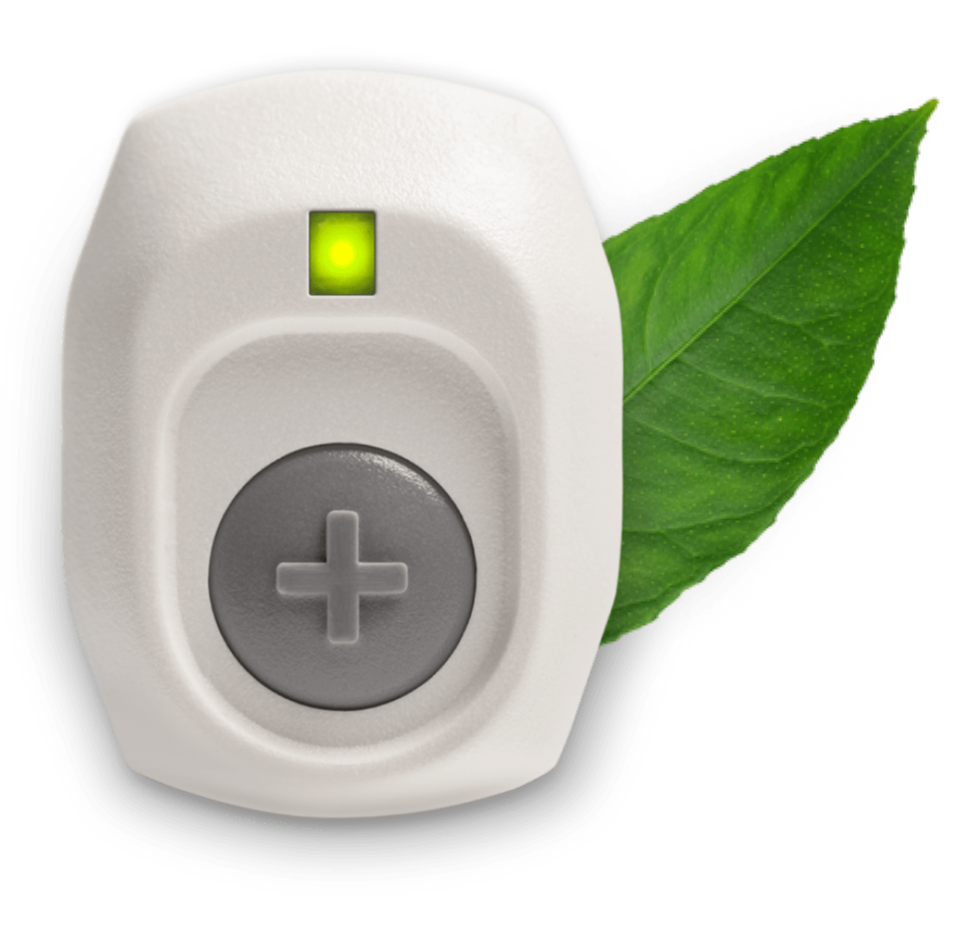 LivingWell Companion Home device, powered on for instant access to 24/7 emergency support.