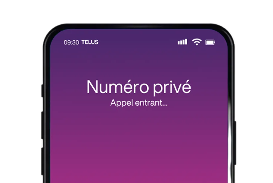 Image montrant un numéro inconnu appelant un téléphone portable.