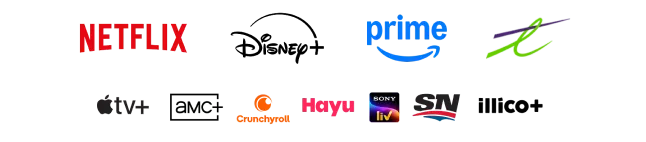 Stream+ Network Logos