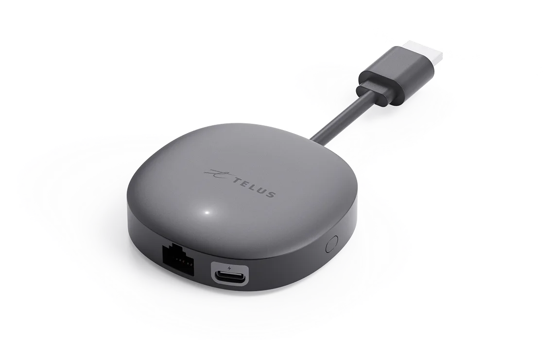 The TELUS TV Mini device.