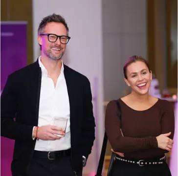 Business owners Jill & Craig Sheridan at a #StandWithOwners event
