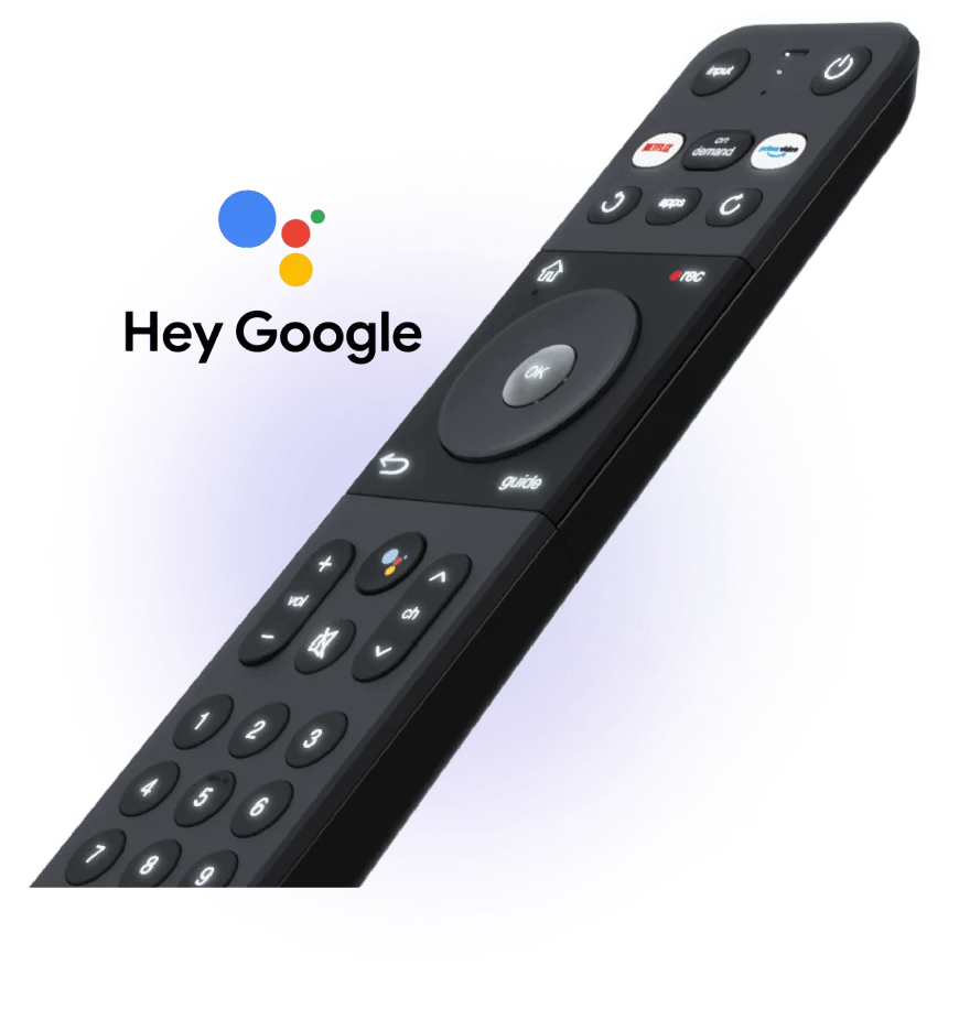 The TELUS backlit Bluetooth remote that enhances your Optik TV experience