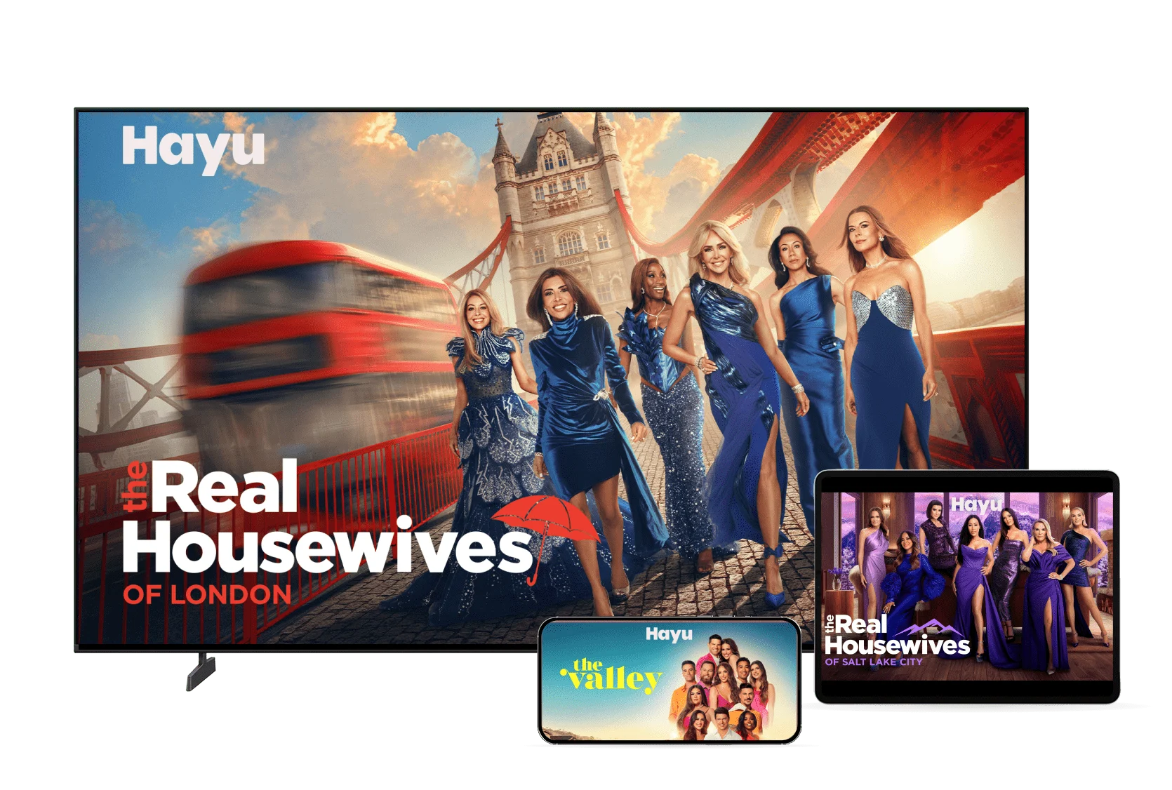 Enjoy reality favourites like Real Housewives of London on Hayu via your Optik TV, tablet or smartphone.