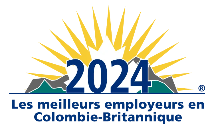 Logo des 100 meilleurs employeurs en Columbie-Britannique