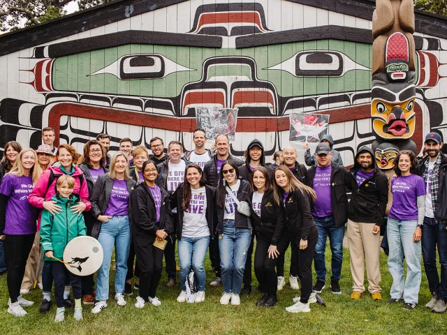 An image featuring TELUS Moose Hide crew.