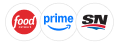 An image showing Showcase, Prime Video and Sportsnet logos.