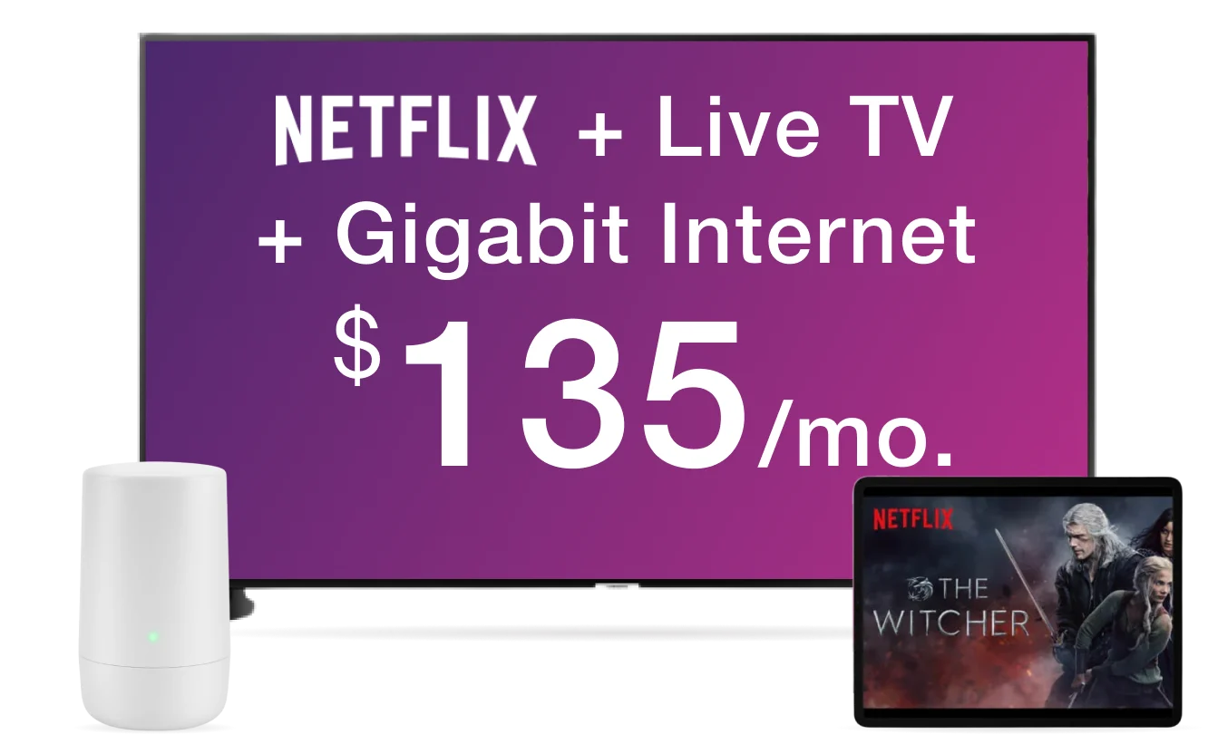 Get PureFibre Gigabit and Netflix with the new Optik TV from