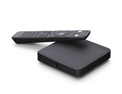 A TELUS digital TV box and a remote.