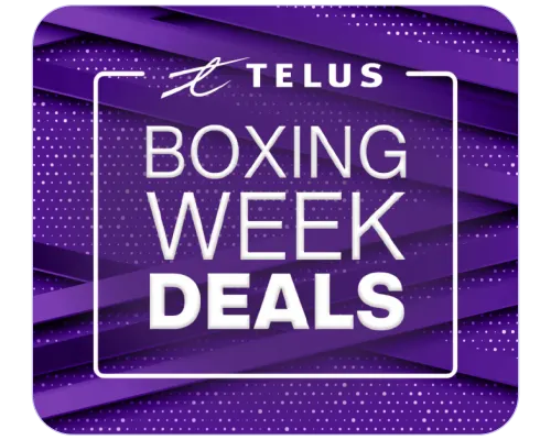 A logo that reads, "Boxing Week Deals".