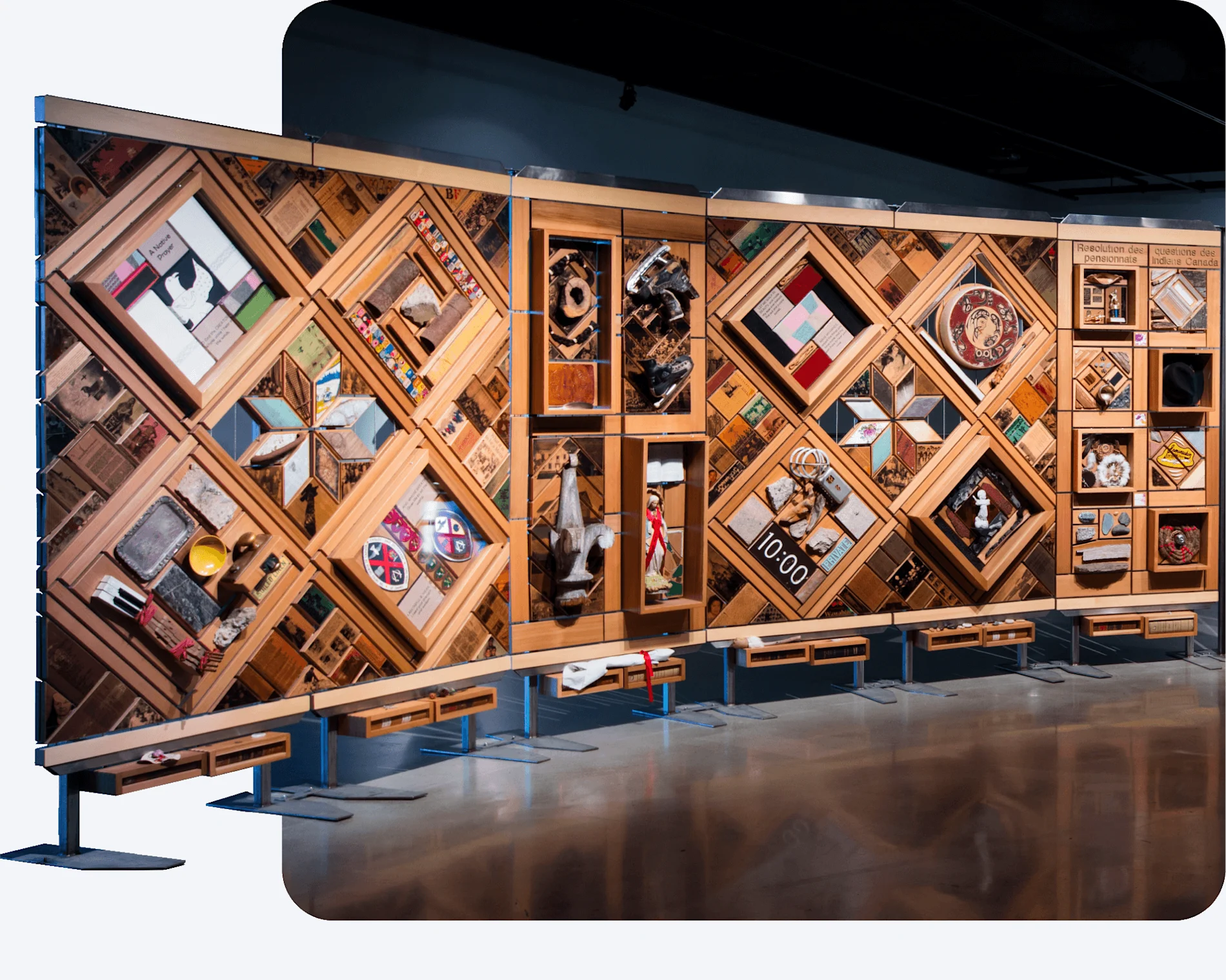 The Witness Blanket is a large-scale work of art that bears witness to the experience and the legacy of Canada’s residential schools.