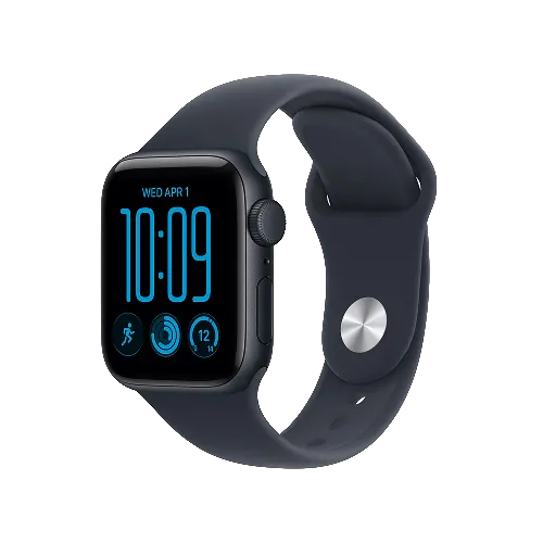 Apple Watch SE 3 Midnight Aluminium Case with Midnight Sport Band