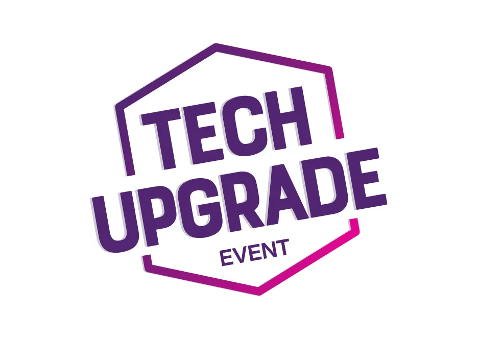 A roundel with the words “Tech Upgrade Event."