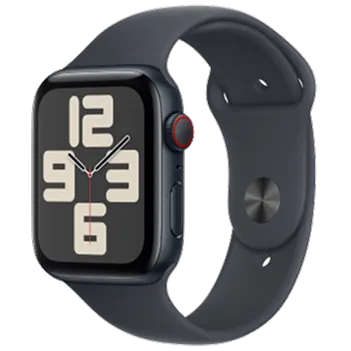 Apple Watch SE in Starlight Aluminium case with sport band