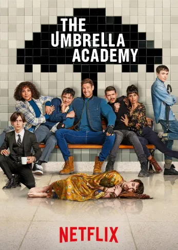 An image showing the Netflix series "The Umbrella Academy".