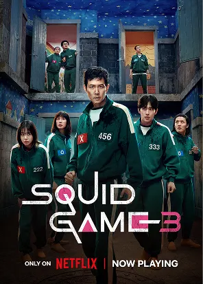 An image showing the Netflix series "Squid Game S3".
