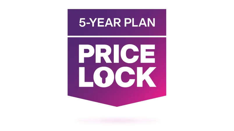 5-Year Plan Price Lock.