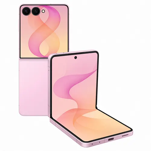 Front and back view of Samsung Galaxy Z Flip8.