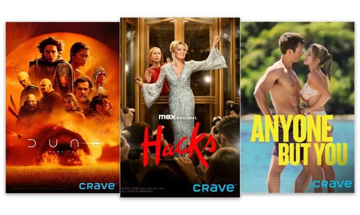 A small selection of the many hit Crave shows available to Crave subscribers