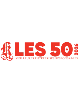Logo des 50 meilleures entreprises responsables de Corporate Knights