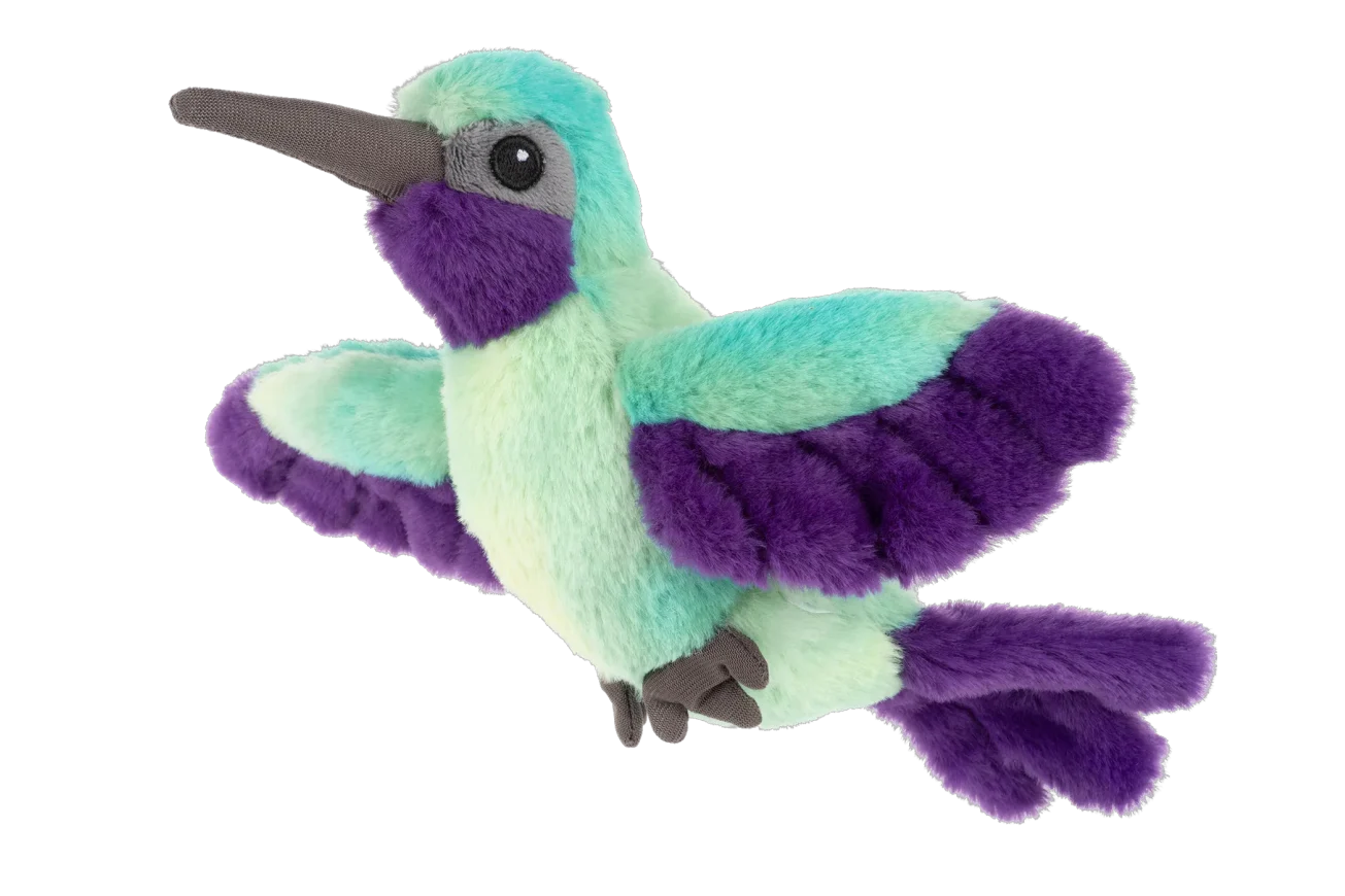 A TELUS Hummingbird Plushie.