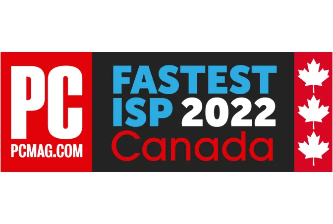 PC Magazine Fastest ISP 2022 Canada logo