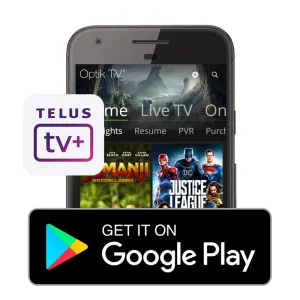 TELUS TV+ App - Get it on Google Play