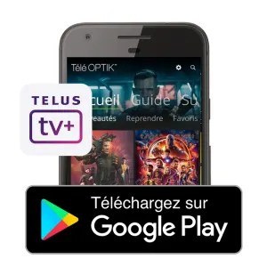 L’application TELUS TV+ - Télécharger sur Google Play