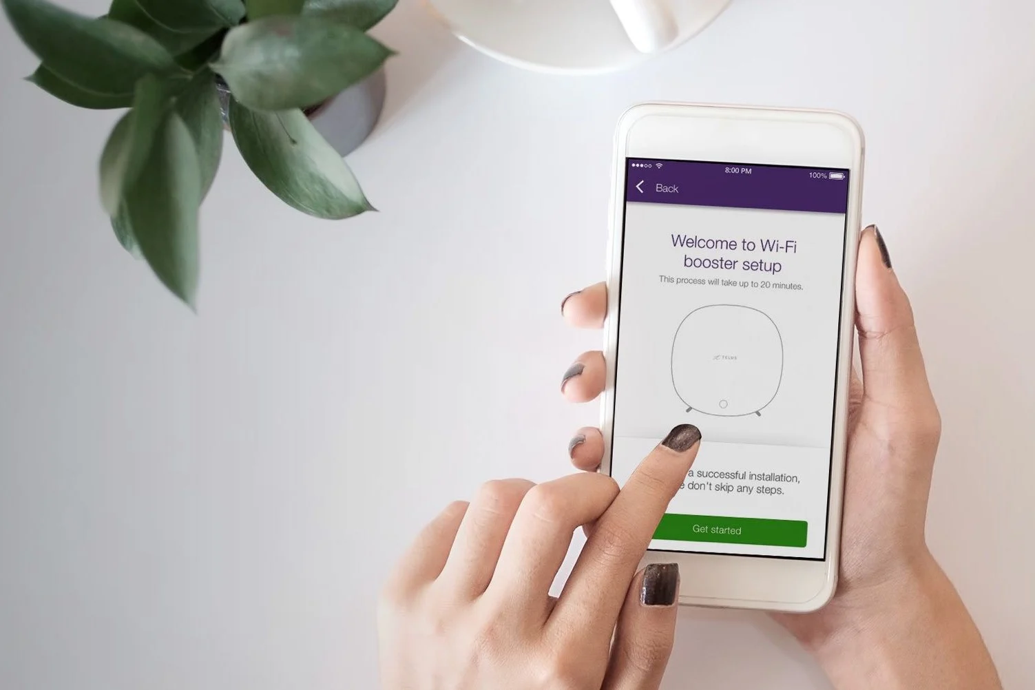 Screenshot from TELUS My Wi-Fi app