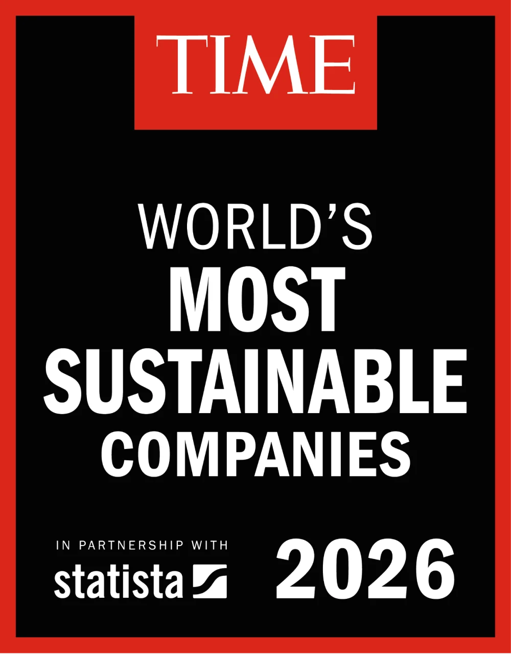 TIME World’s Most Sustainable Companies logo