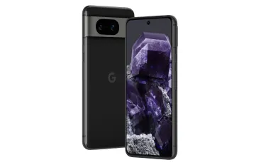 Front and back views of the Google Pixel 8.