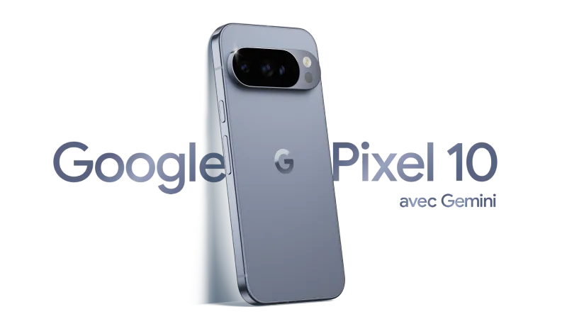 Vue avant d'un Google Pixel 10 Pro.